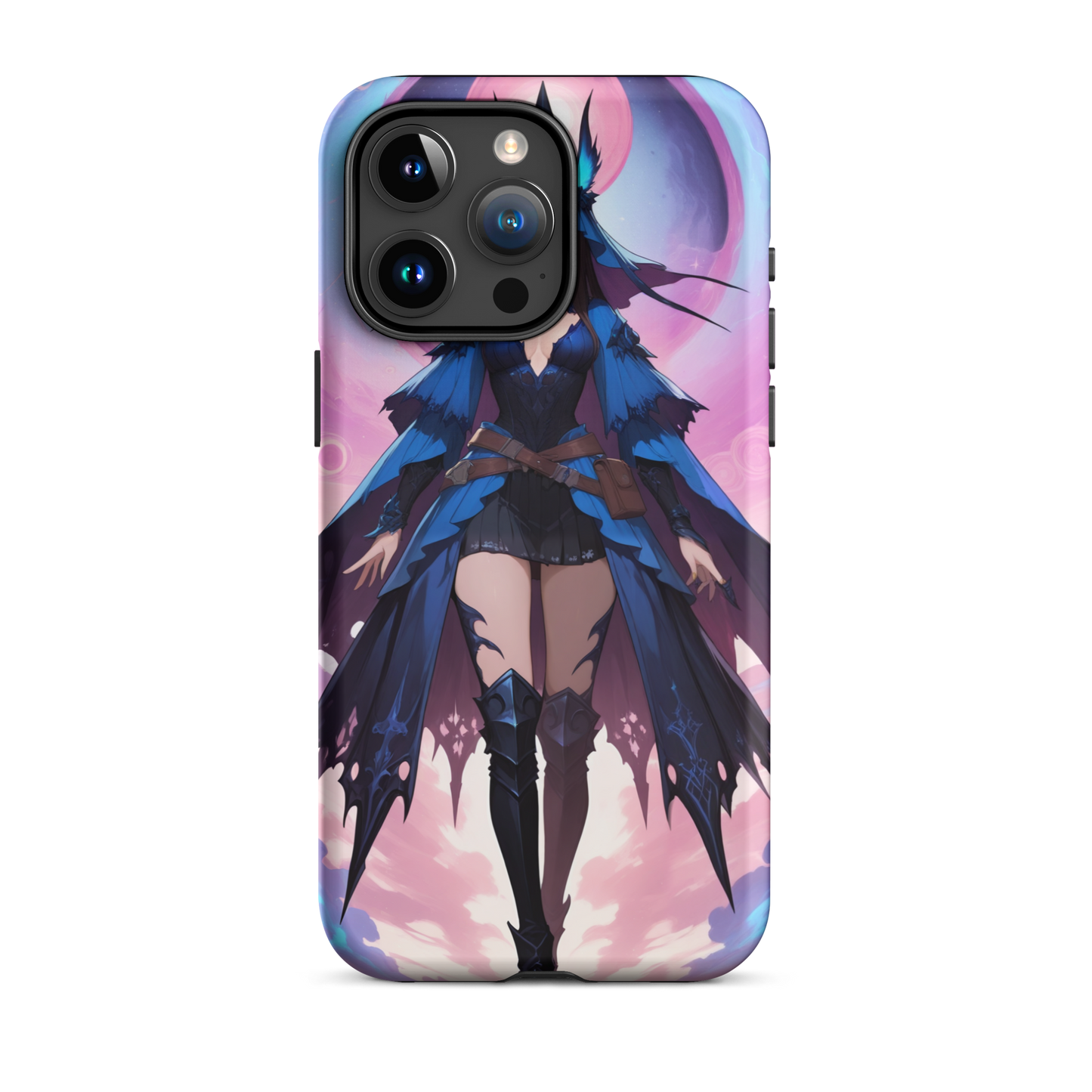 Coque iPhone® femme elfique - iPhone 15 Pro Max - Double Couche Rigide - SoulCase