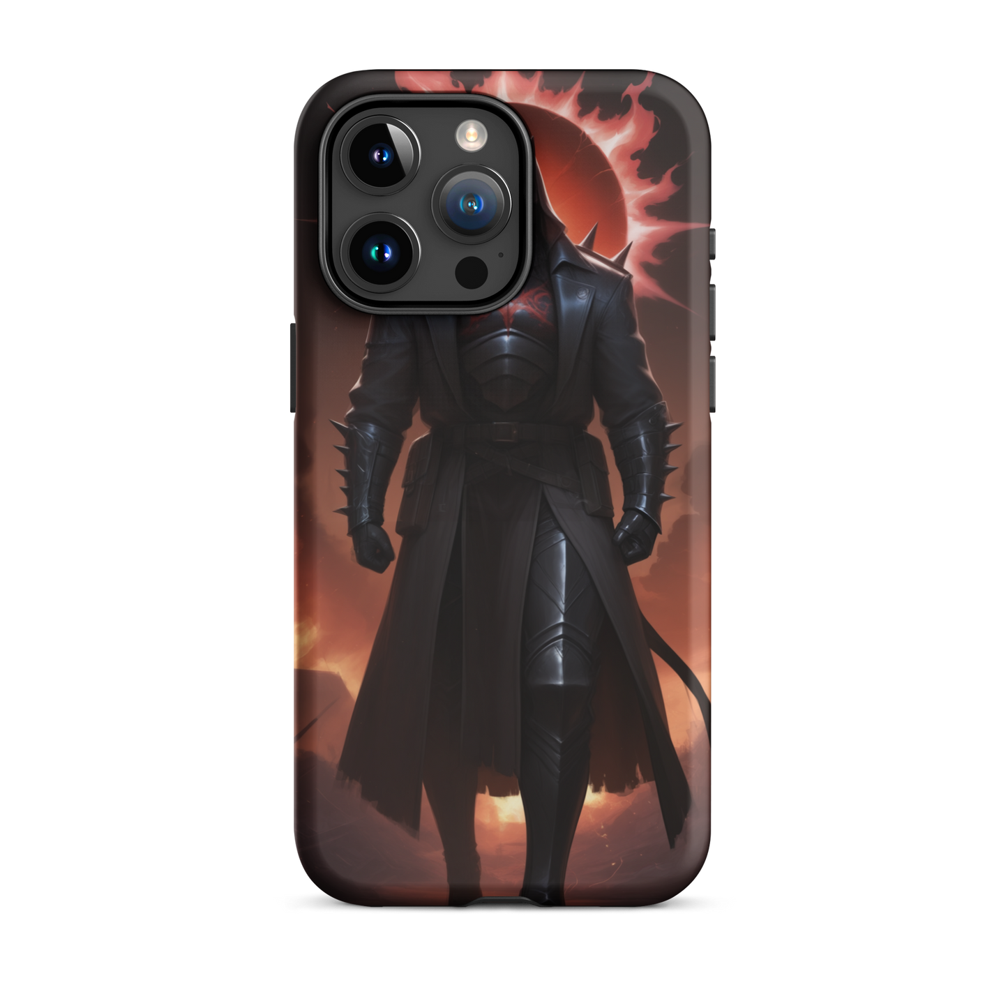Coque iPhone® bourreau infernal - iPhone 15 Pro Max - Double Couche Rigide - SoulCase