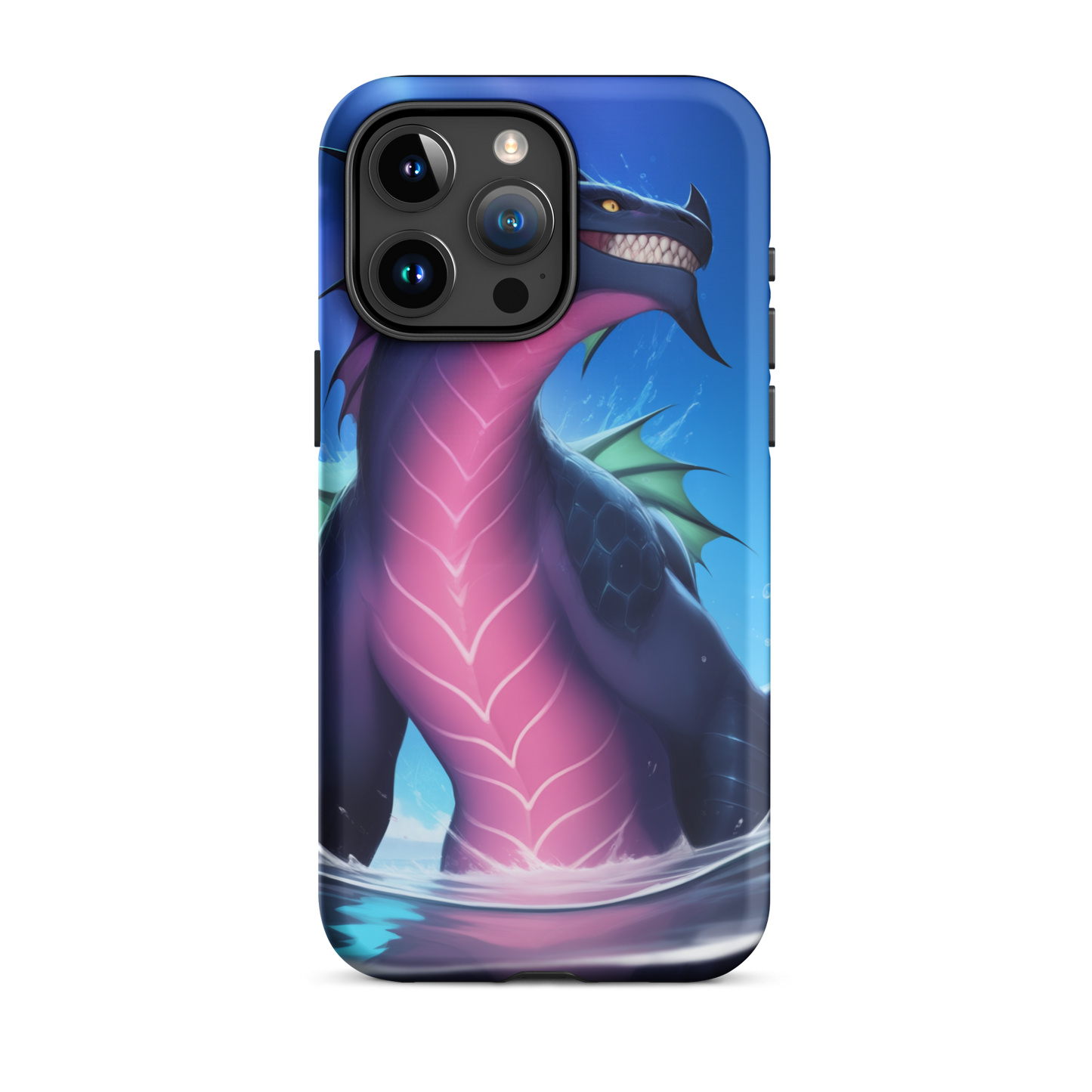 Coque iPhone® empereur de l’océan - iPhone 15 Pro Max - Double Couche Rigide - SoulCase