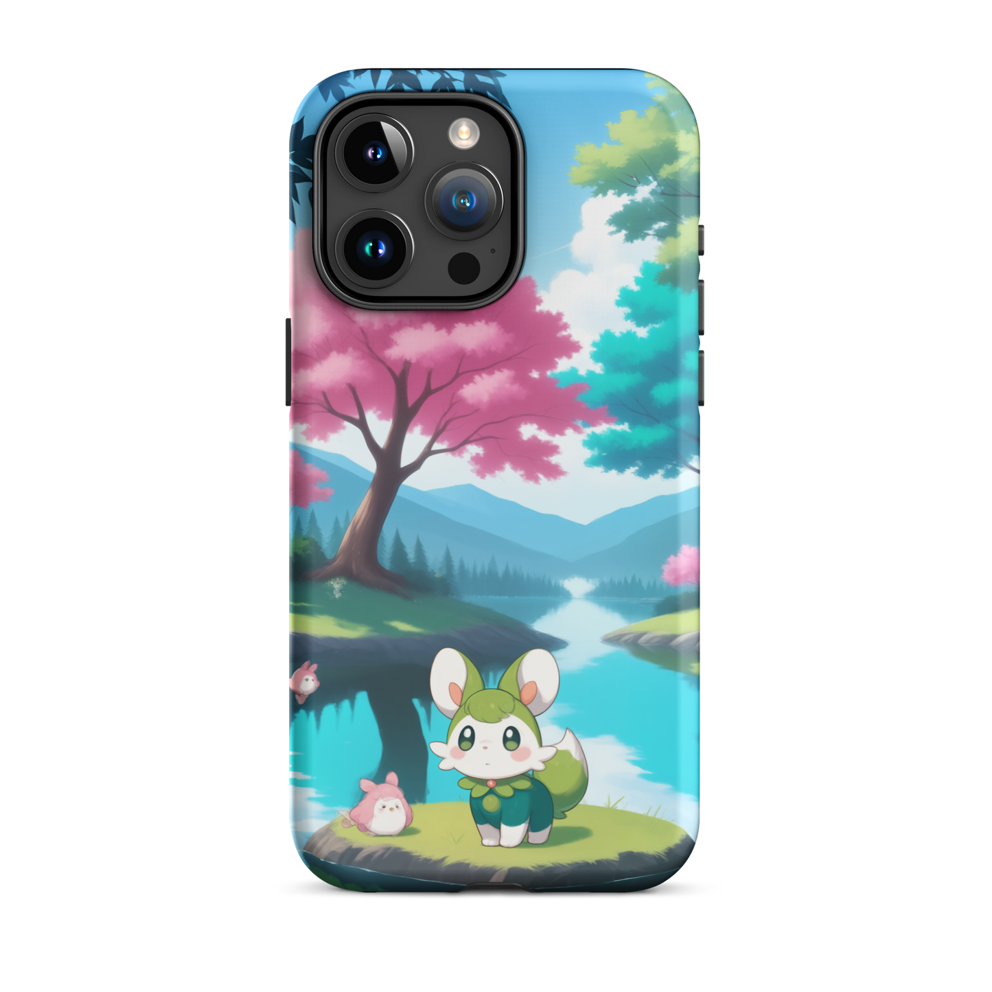 Coque d’iPhone® Adorable Tranquillité - iPhone 15 Pro Max - Double Couche Rigide - SoulCase