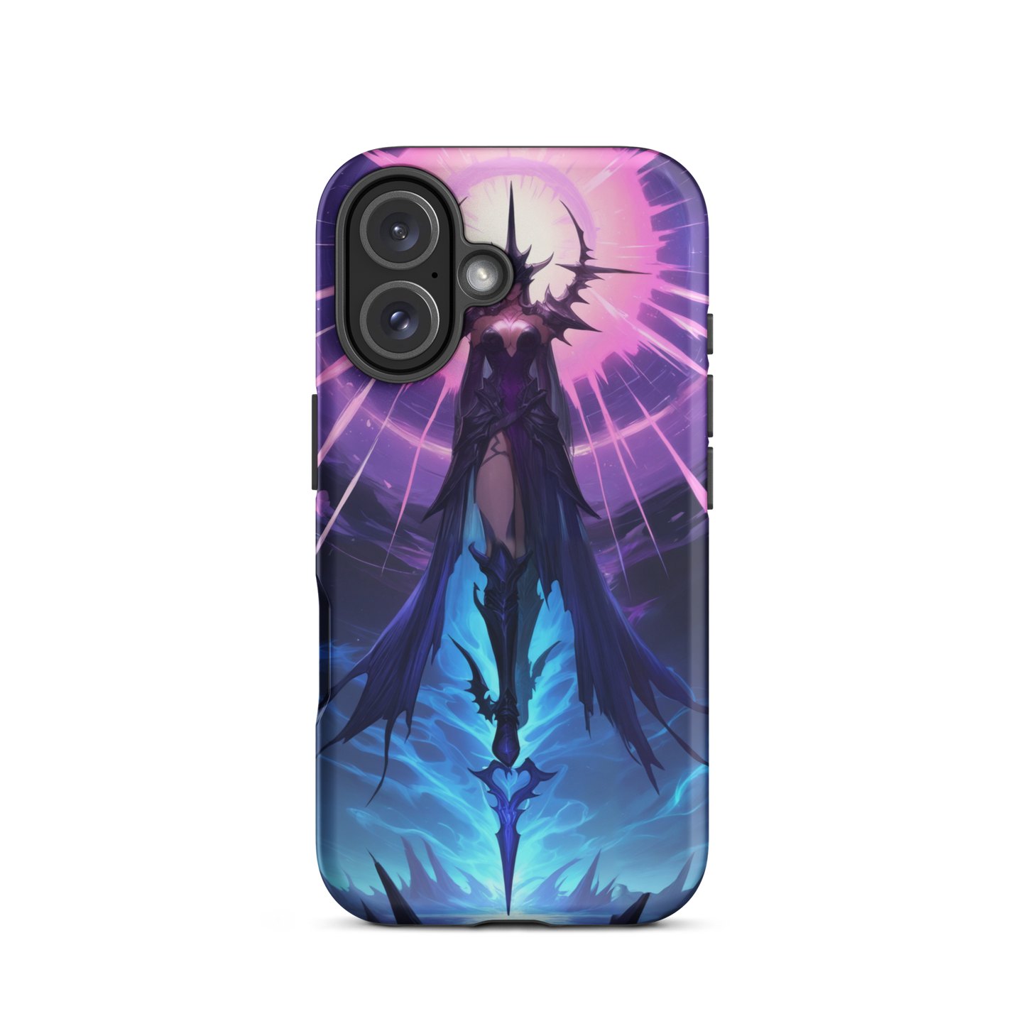 Coque iPhone® seigneur ténébreux - iPhone 16 - Double Couche Rigide - SoulCase