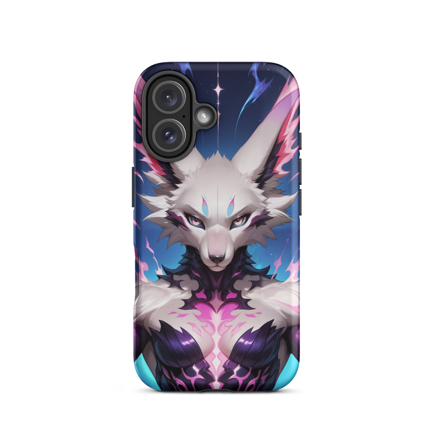 Coque iPhone® femme renarde - iPhone 16 - Double Couche Rigide - SoulCase