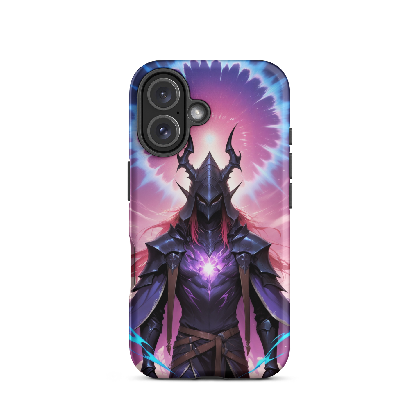 Coque iPhone® samouraï ténébreux - iPhone 16 - Double Couche Rigide - SoulCase