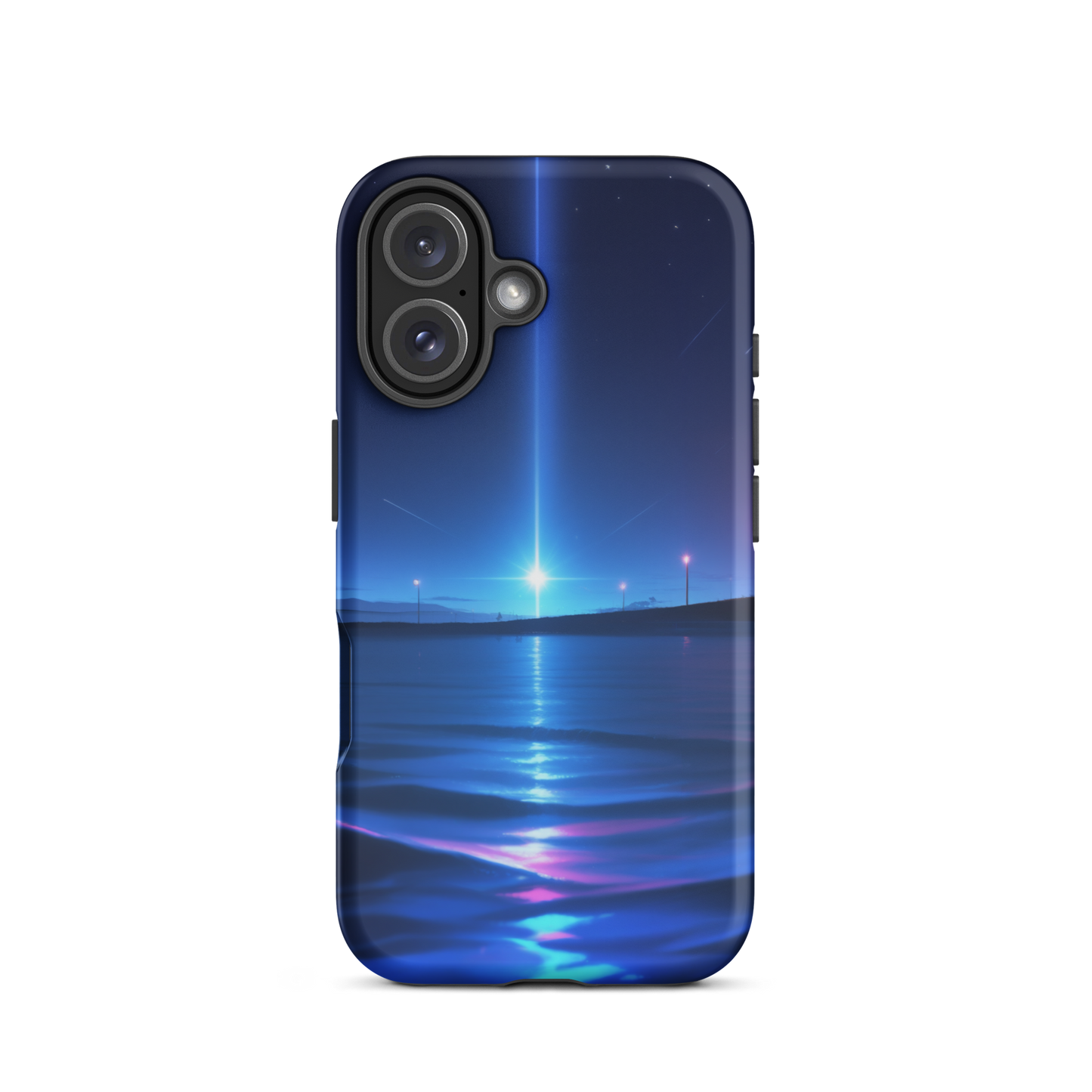 Coque iPhone® sérénité océane - iPhone 16 - Double Couche Rigide - SoulCase