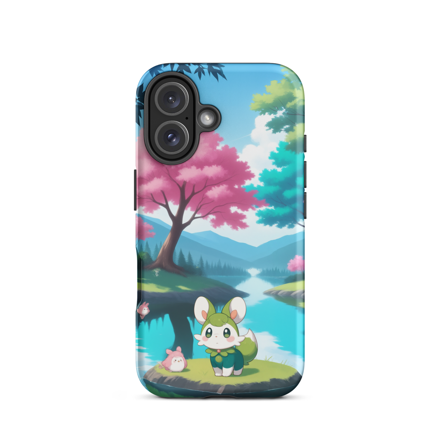 Coque d’iPhone® Adorable Tranquillité - iPhone 16 - Double Couche Rigide - SoulCase
