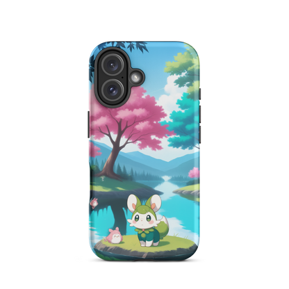 Coque d’iPhone® Adorable Tranquillité - iPhone 16 - Double Couche Rigide - SoulCase
