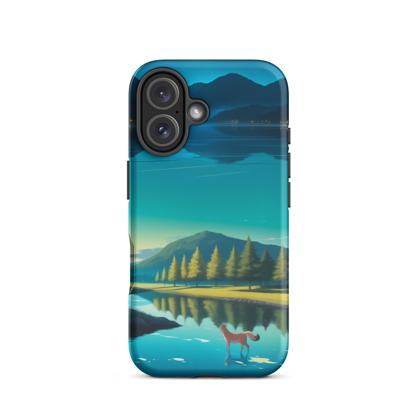 Coque iPhone® Mondes Miroirs - iPhone 16 - Double Couche Rigide - SoulCase