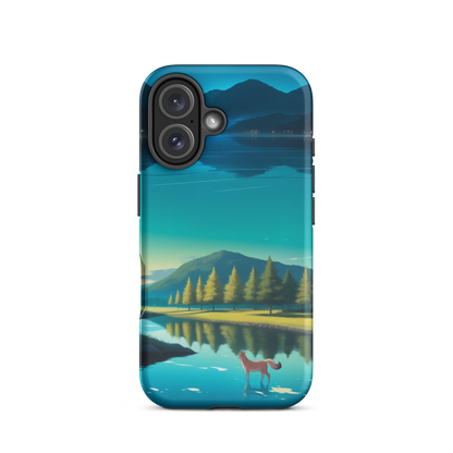 Coque iPhone® Mondes Miroirs - iPhone 16 - Double Couche Rigide - SoulCase