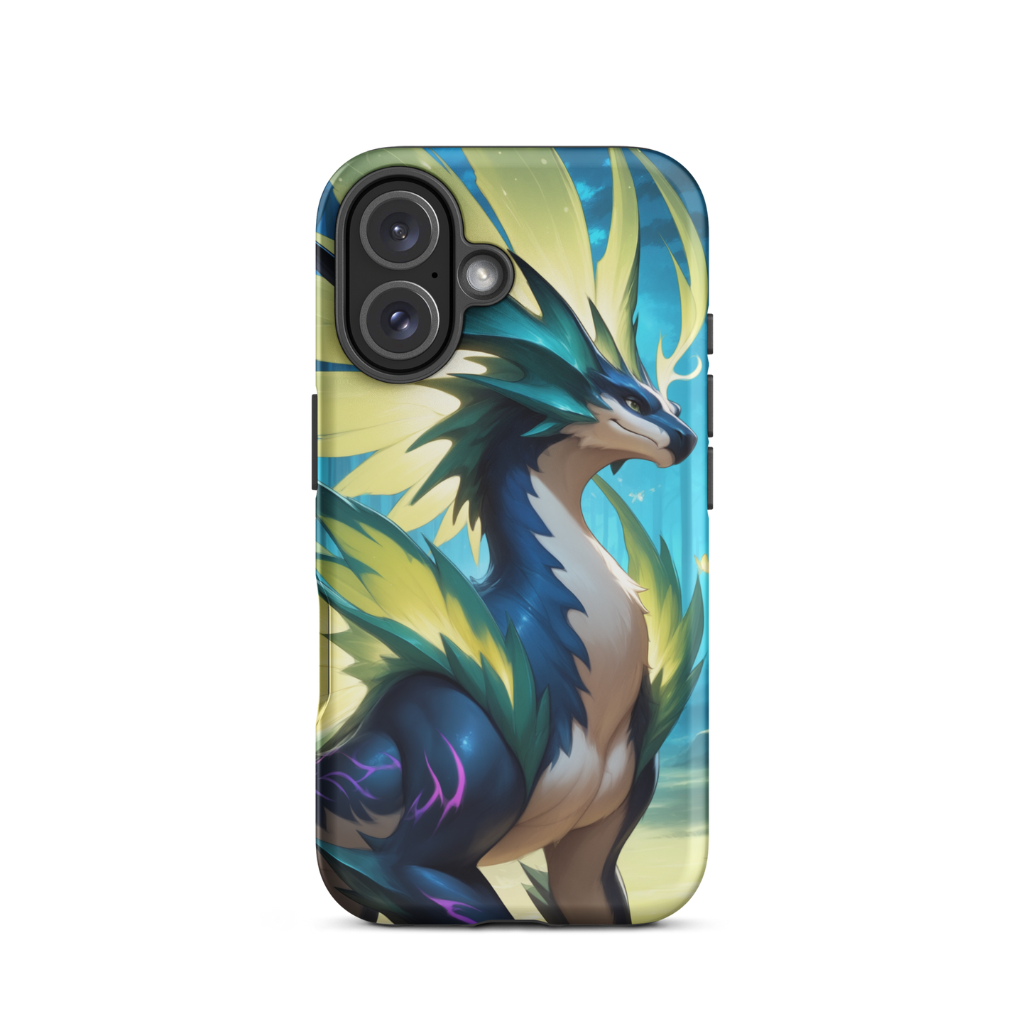 Coque iPhone® Dragon Sylvestre - iPhone 16 - Double Couche Rigide - SoulCase