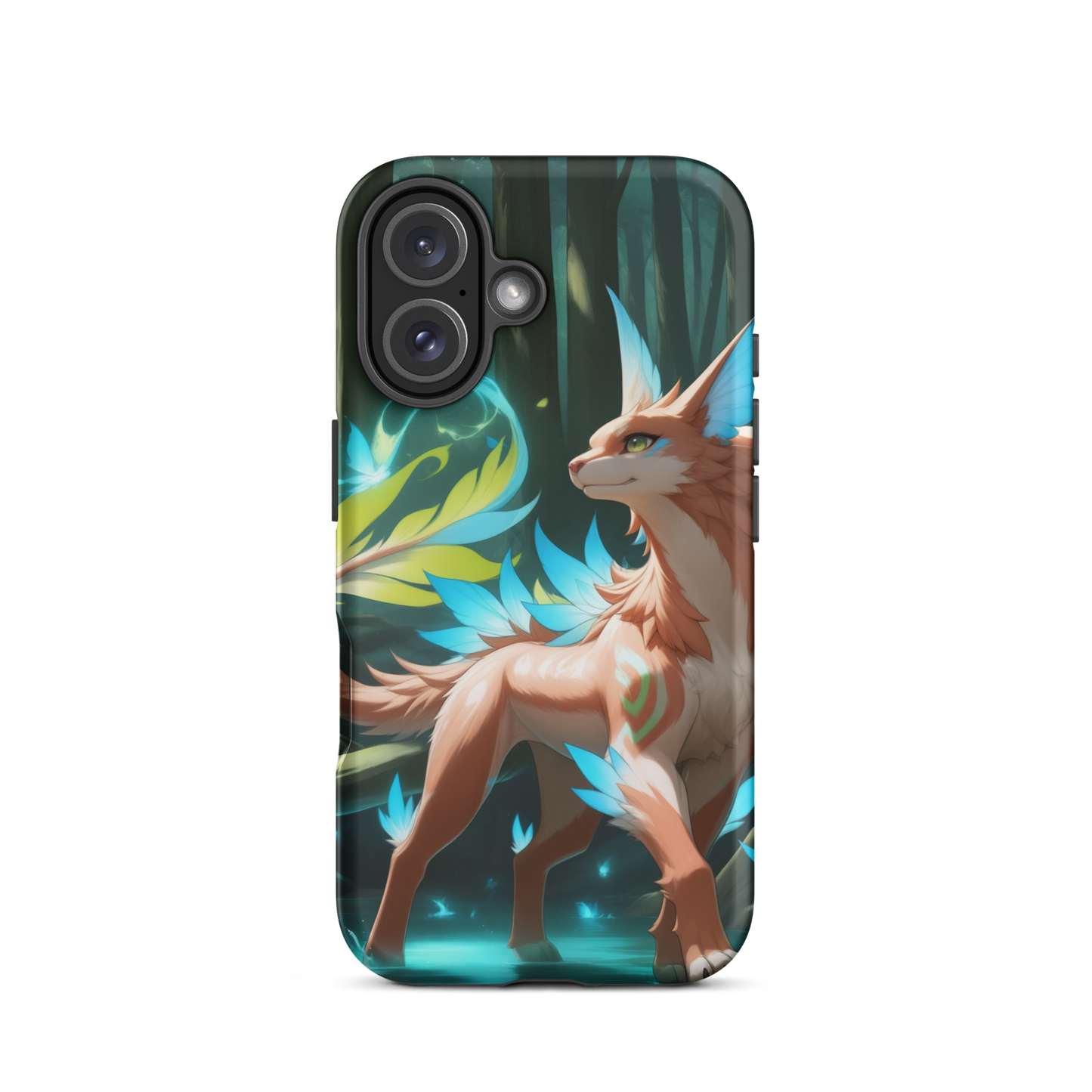 Coque iPhone® Félin de la forêt - iPhone 16 - Double Couche Rigide - SoulCase