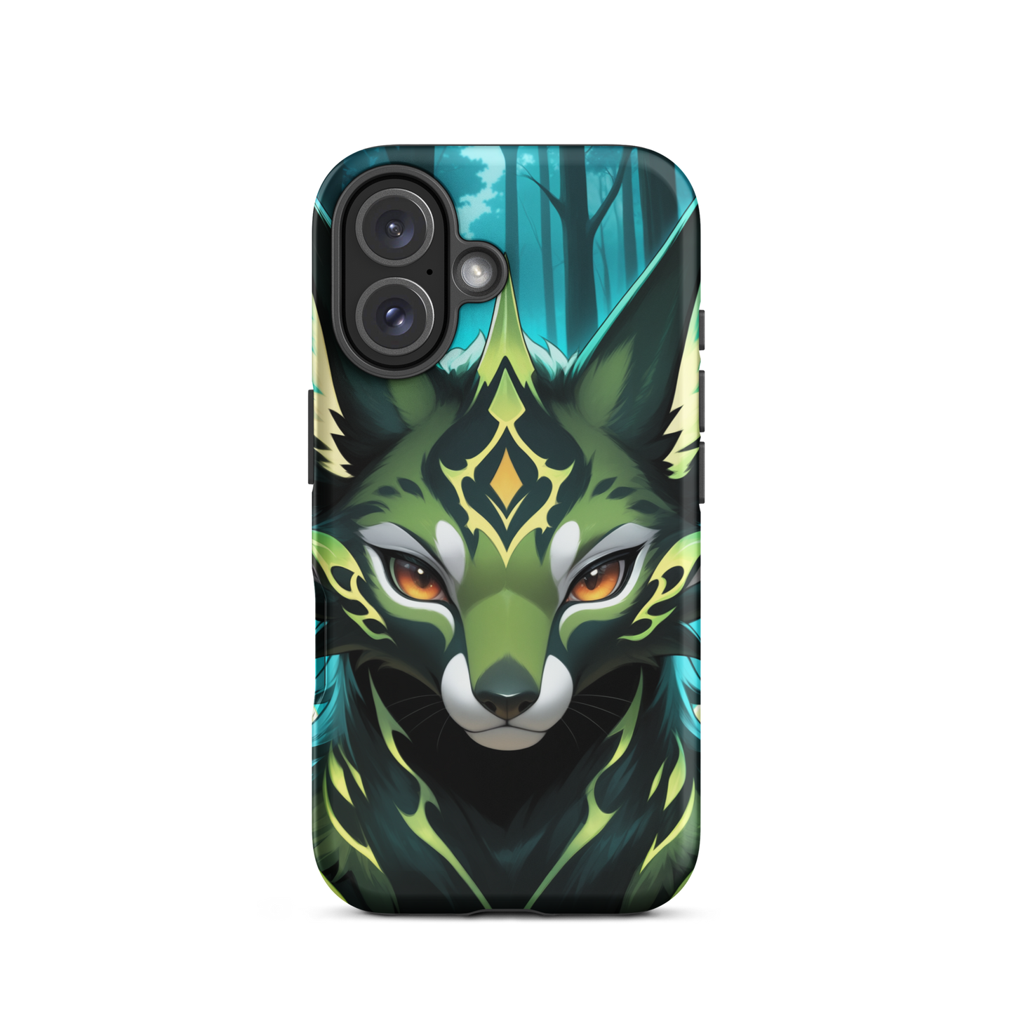 Coque iPhone® Félin Magique - iPhone 16 - Double Couche Rigide - SoulCase