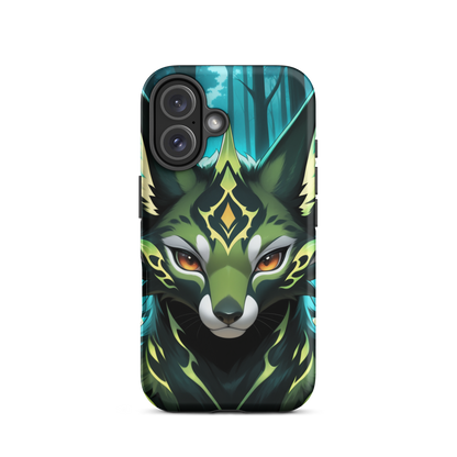 Coque iPhone® Félin Magique - iPhone 16 - Double Couche Rigide - SoulCase