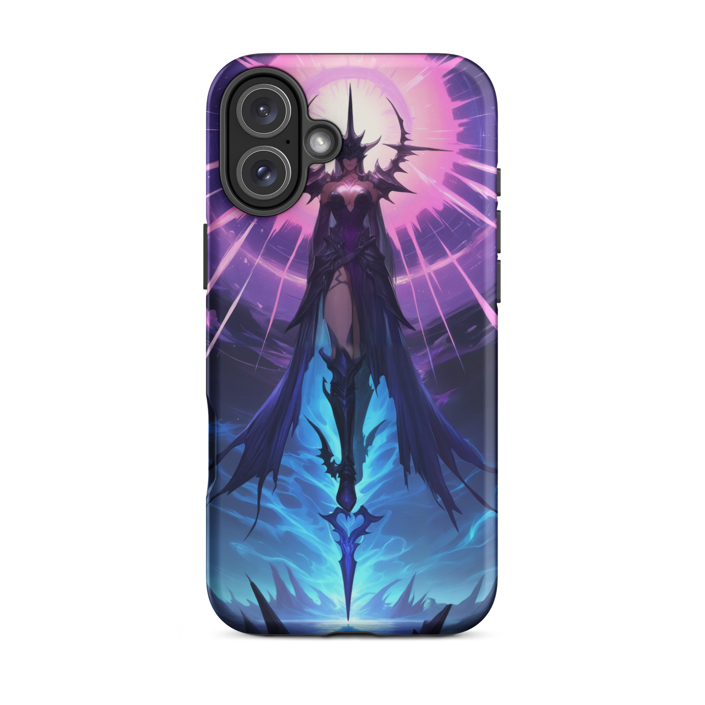 Coque iPhone® seigneur ténébreux - iPhone 16 Plus - Double Couche Rigide - SoulCase