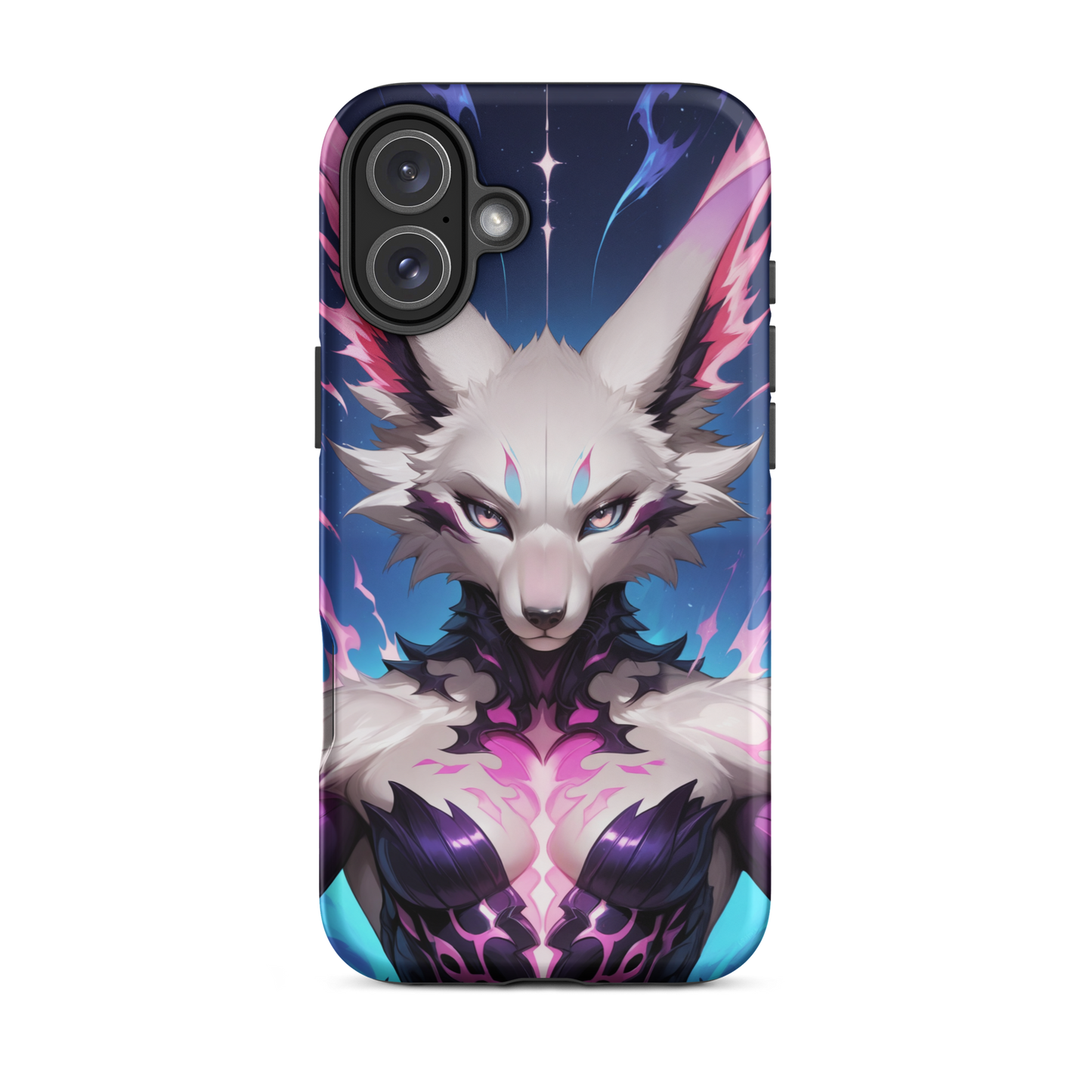 Coque iPhone® femme renarde - iPhone 16 Plus - Double Couche Rigide - SoulCase