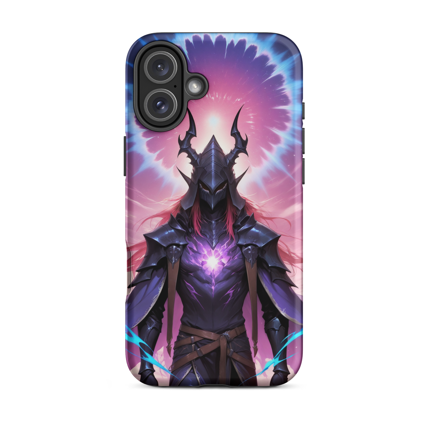 Coque iPhone® samouraï ténébreux - iPhone 16 Plus - Double Couche Rigide - SoulCase
