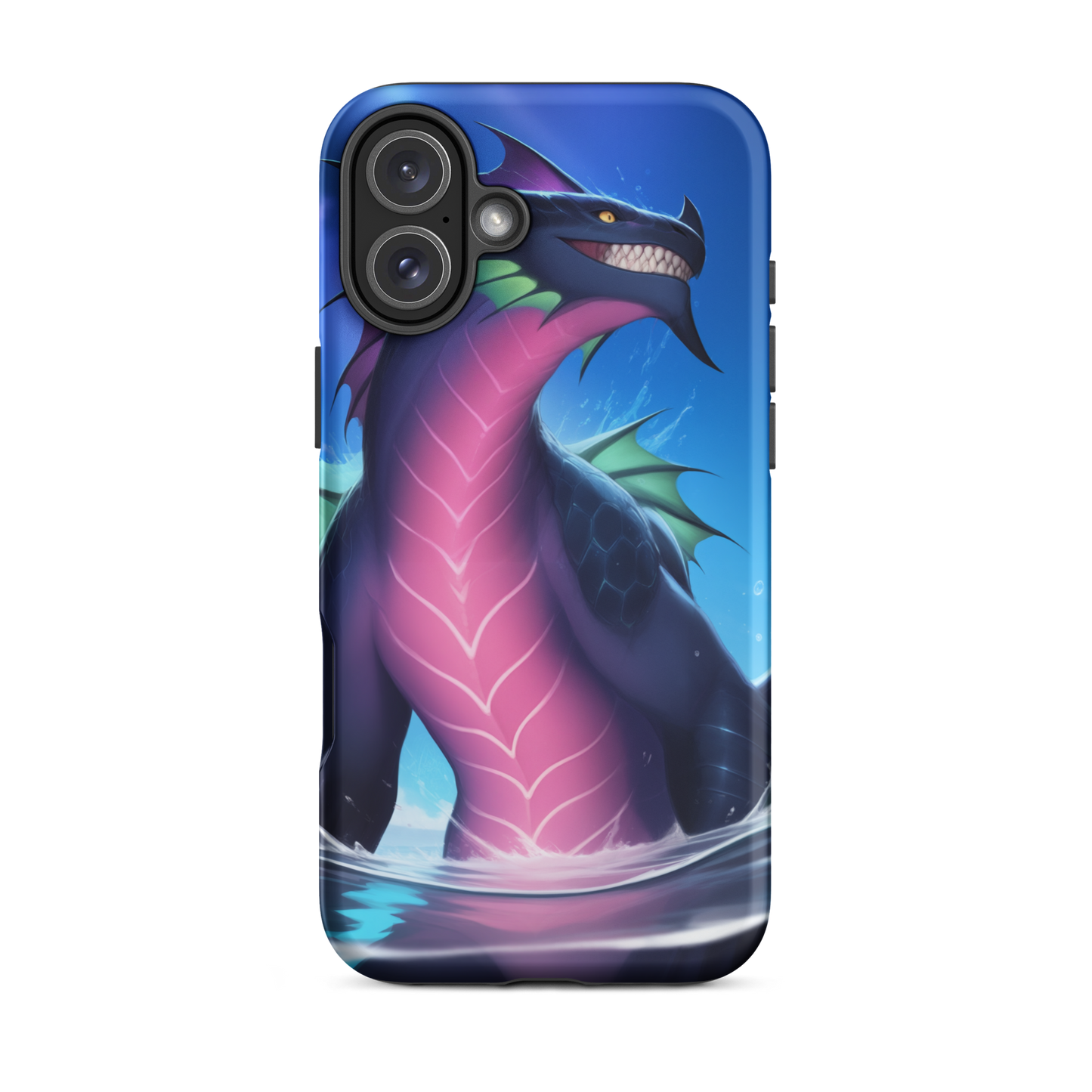 Coque iPhone® empereur de l’océan - iPhone 16 Plus - Double Couche Rigide - SoulCase