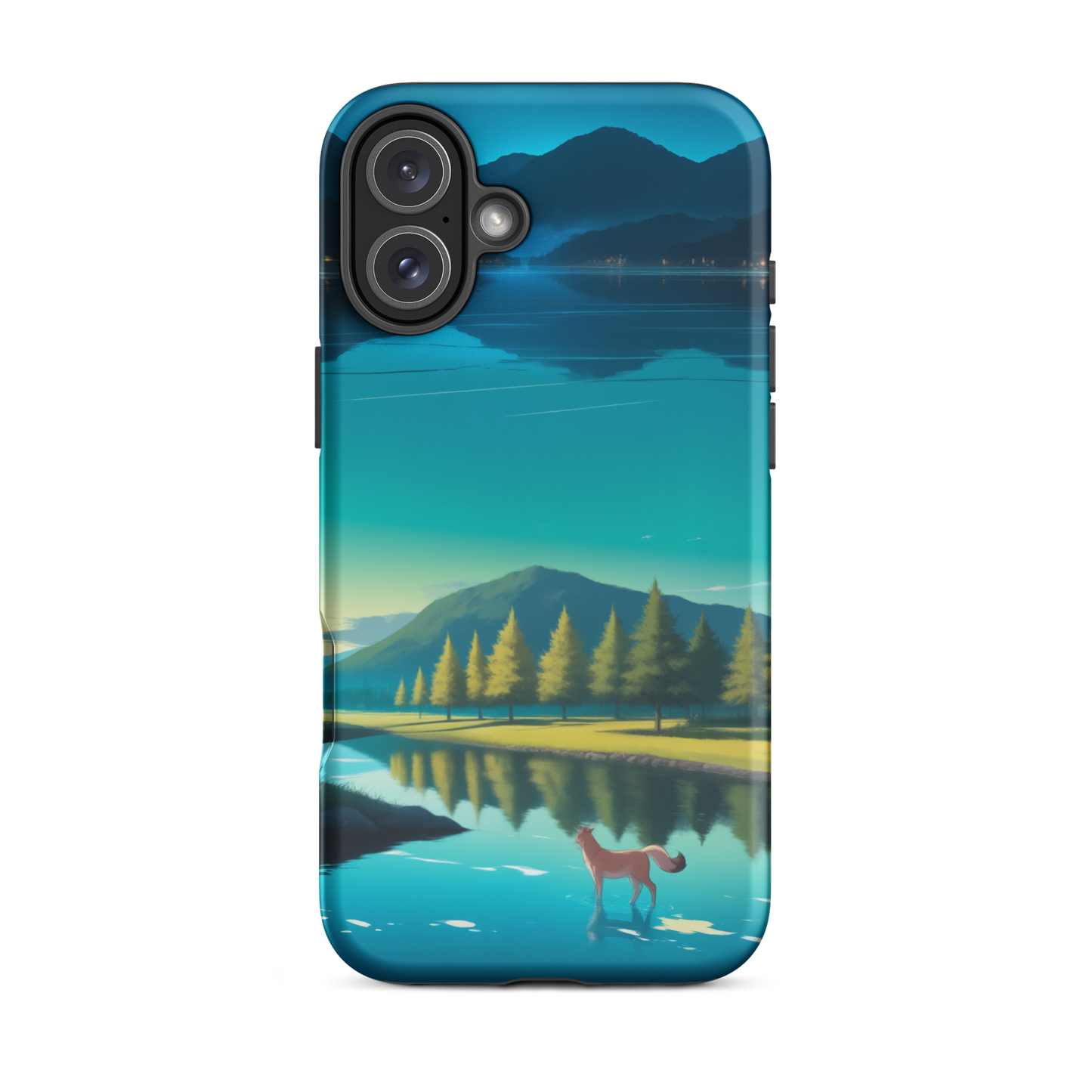 Coque iPhone® Mondes Miroirs - iPhone 16 Plus - Double Couche Rigide - SoulCase