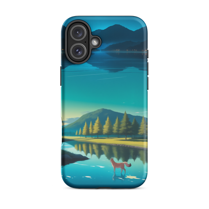 Coque iPhone® Mondes Miroirs - iPhone 16 Plus - Double Couche Rigide - SoulCase