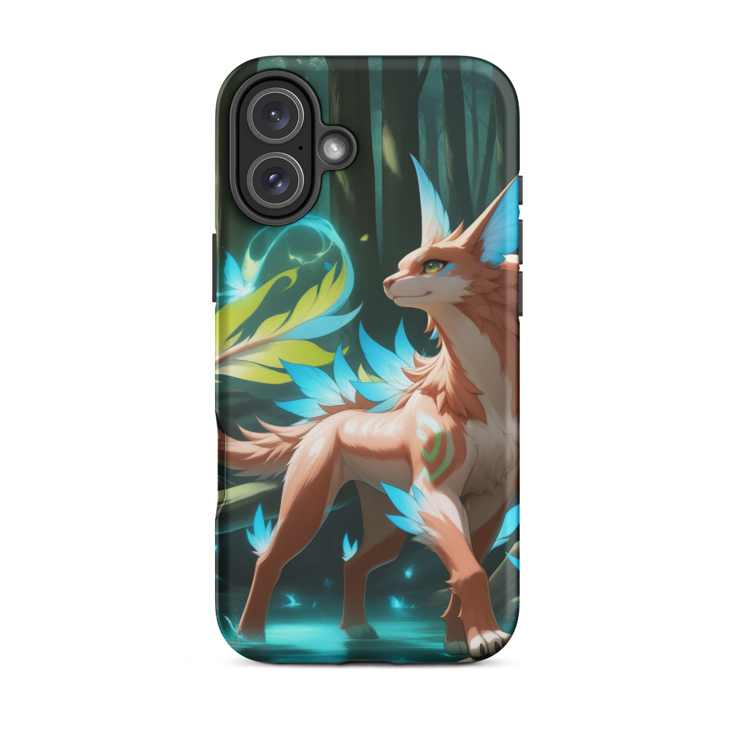 Coque iPhone® Félin de la forêt - iPhone 16 Plus - Double Couche Rigide - SoulCase