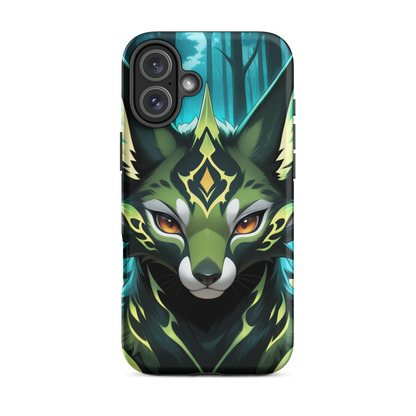 Coque iPhone® Félin Magique - iPhone 16 Plus - Double Couche Rigide - SoulCase