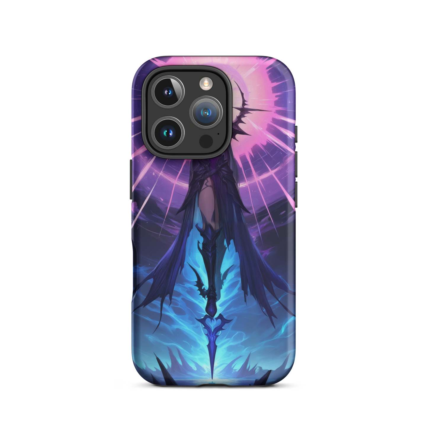 Coque iPhone® seigneur ténébreux - iPhone 16 Pro - Double Couche Rigide - SoulCase