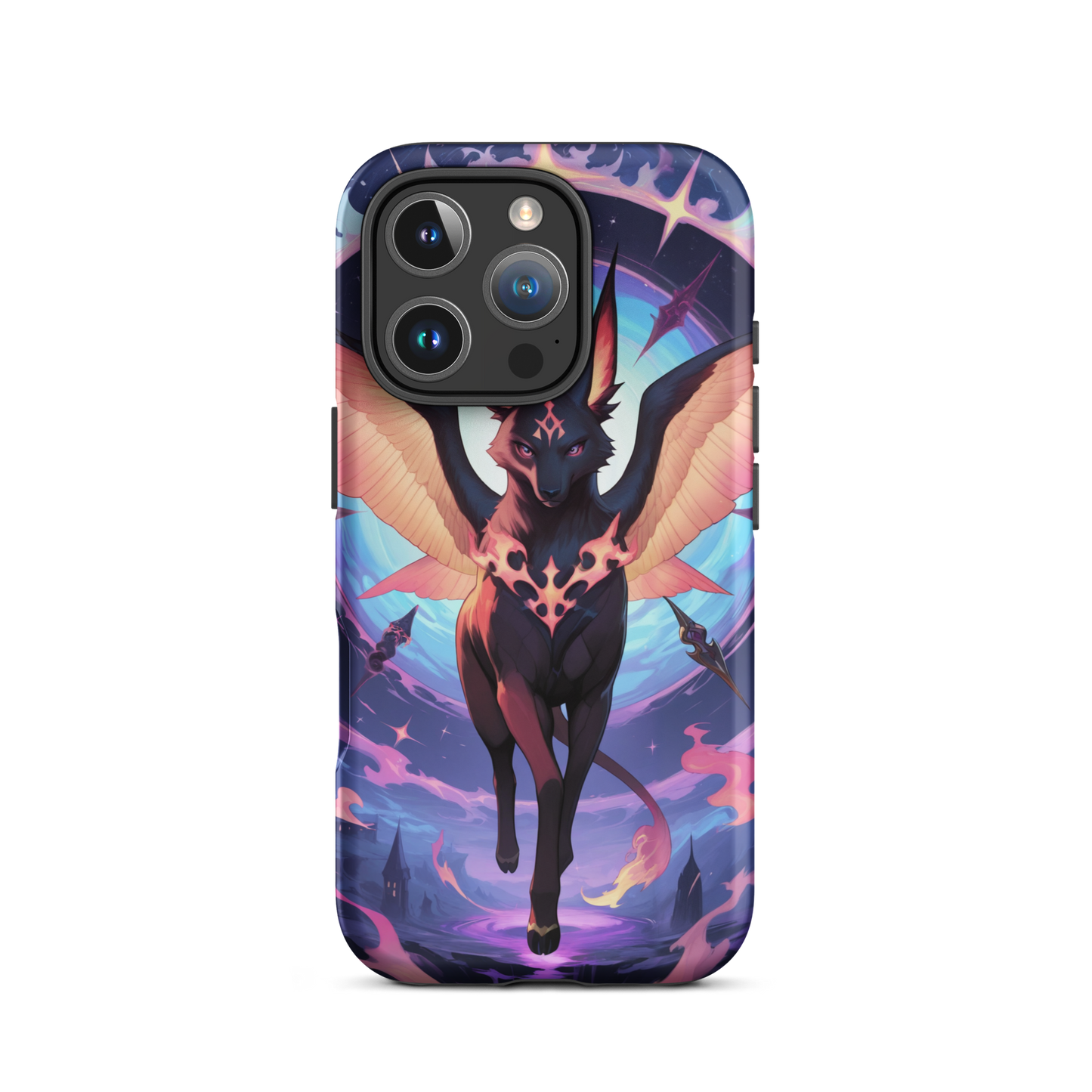 Coque iPhone® chien ailé - iPhone 16 Pro - Double Couche Rigide - SoulCase