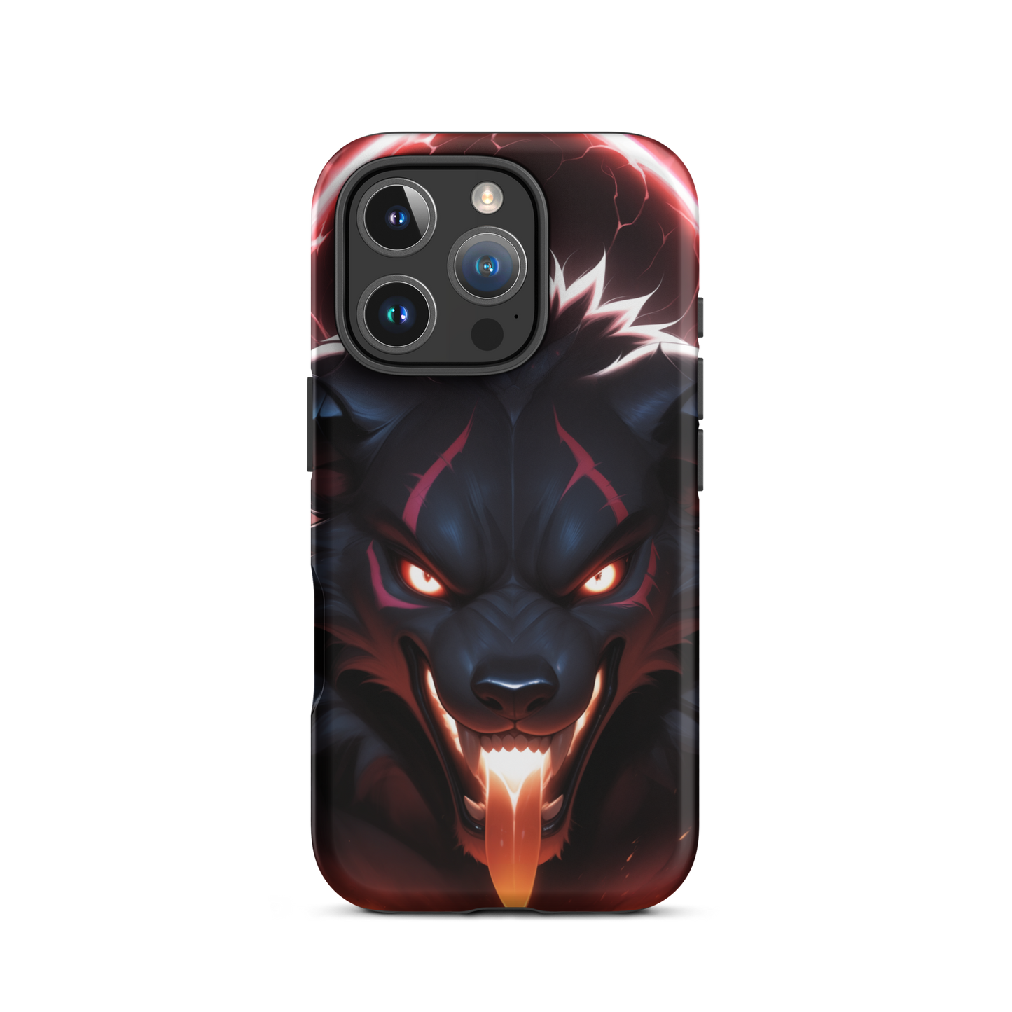 Coque iPhone® cerbère enragé - iPhone 16 Pro - Double Couche Rigide - SoulCase