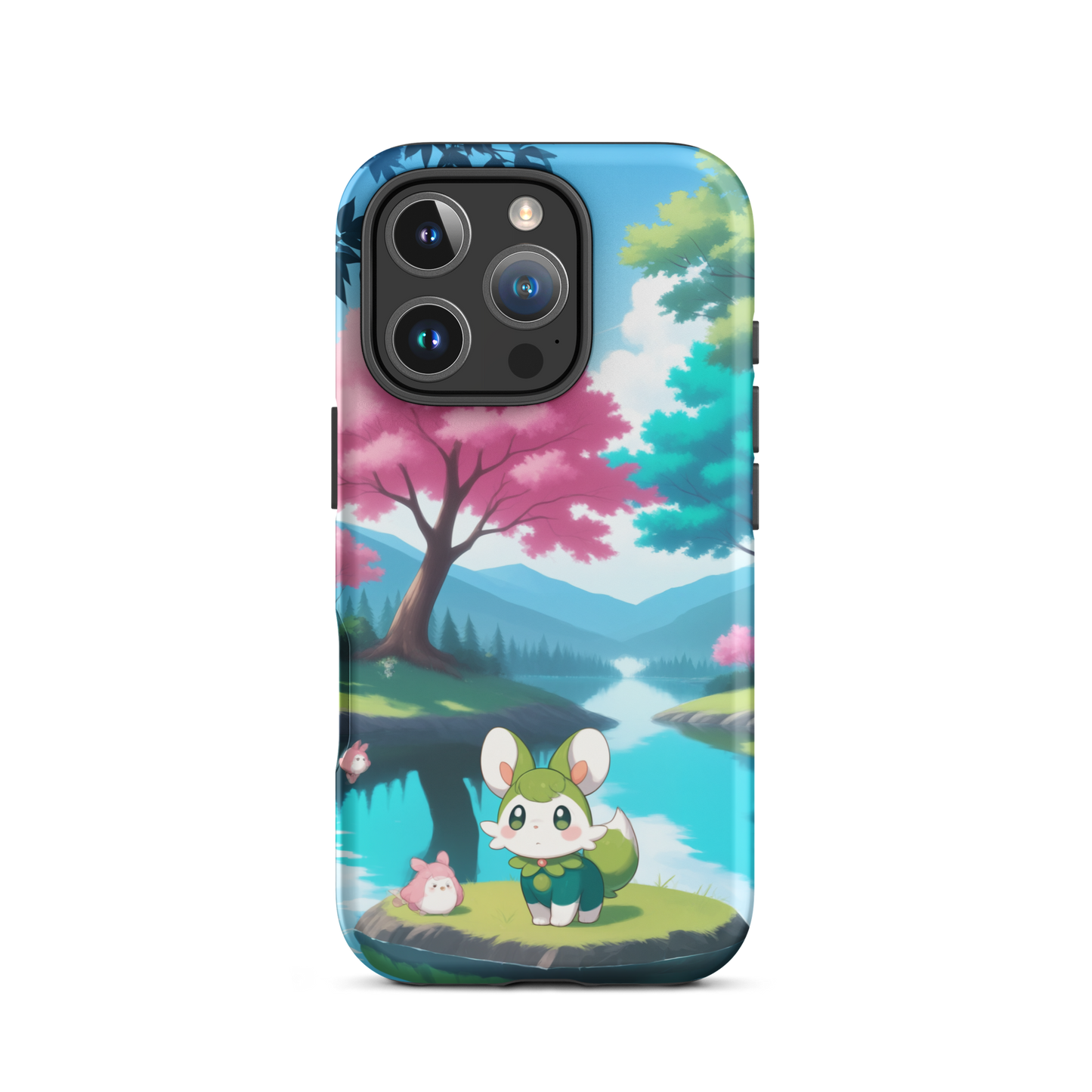 Coque d’iPhone® Adorable Tranquillité - iPhone 16 Pro - Double Couche Rigide - SoulCase