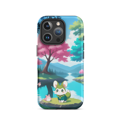 Coque d’iPhone® Adorable Tranquillité - iPhone 16 Pro - Double Couche Rigide - SoulCase
