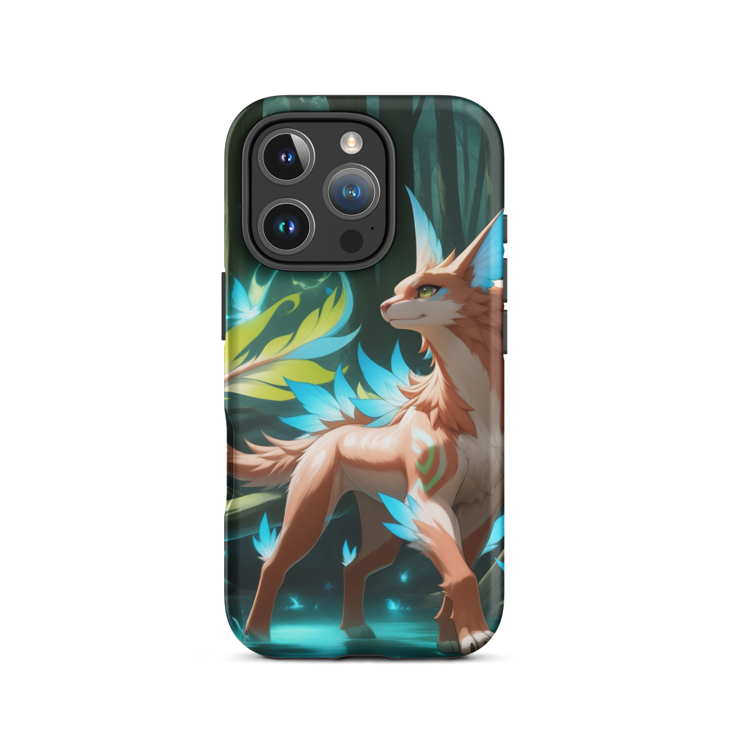 Coque iPhone® Félin de la forêt - iPhone 16 Pro - Double Couche Rigide - SoulCase