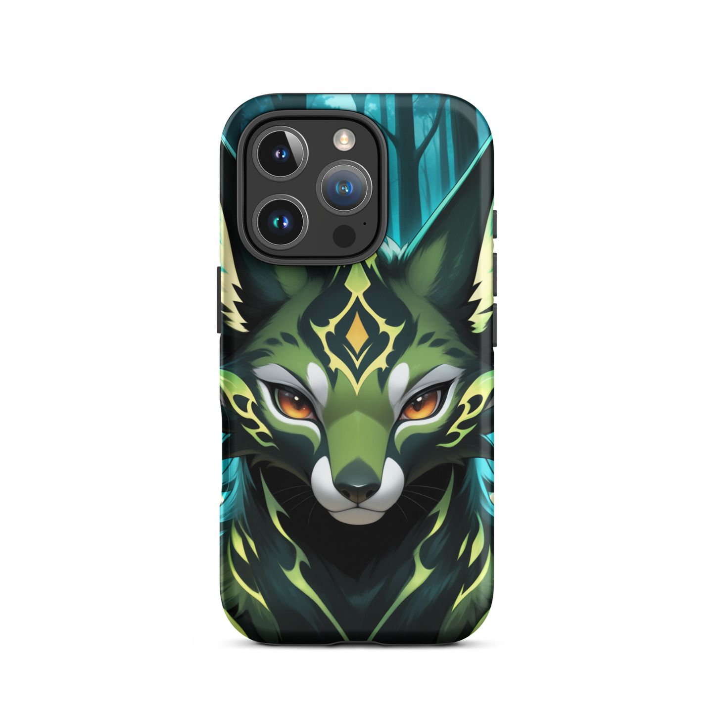 Coque iPhone® Félin Magique - iPhone 16 Pro - Double Couche Rigide - SoulCase