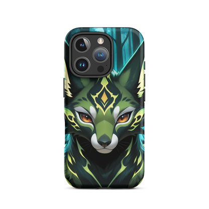 Coque iPhone® Félin Magique - iPhone 16 Pro - Double Couche Rigide - SoulCase