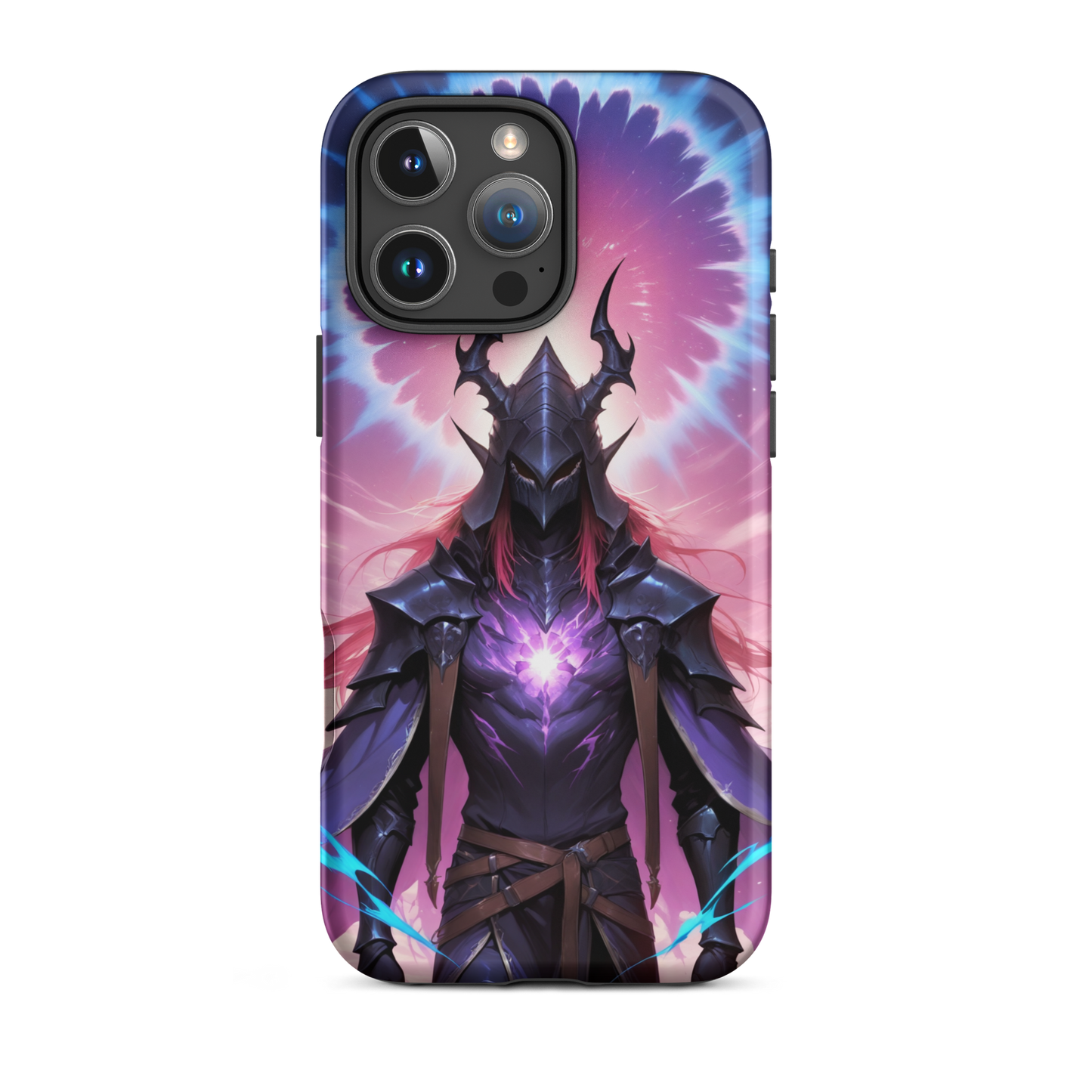 Coque iPhone® samouraï ténébreux - iPhone 16 Pro Max - Double Couche Rigide - SoulCase