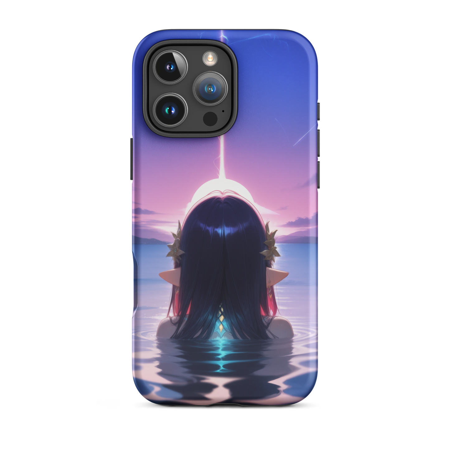 Coque iPhone® femme aquatique - iPhone 16 Pro Max - Double Couche Rigide - SoulCase