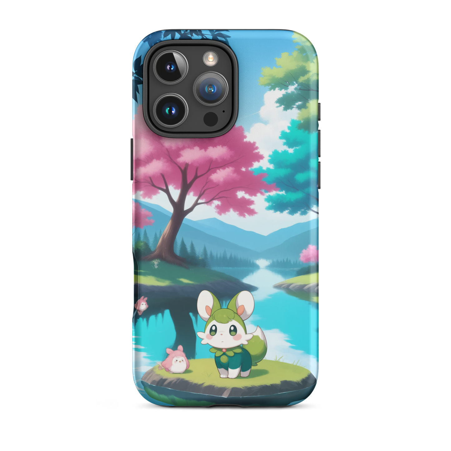 Coque d’iPhone® Adorable Tranquillité - iPhone 16 Pro Max - Double Couche Rigide - SoulCase