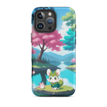 Coque d’iPhone® Adorable Tranquillité - iPhone 16 Pro Max - Double Couche Rigide - SoulCase