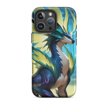Coque iPhone® Dragon Sylvestre - iPhone 16 Pro Max - Double Couche Rigide - SoulCase