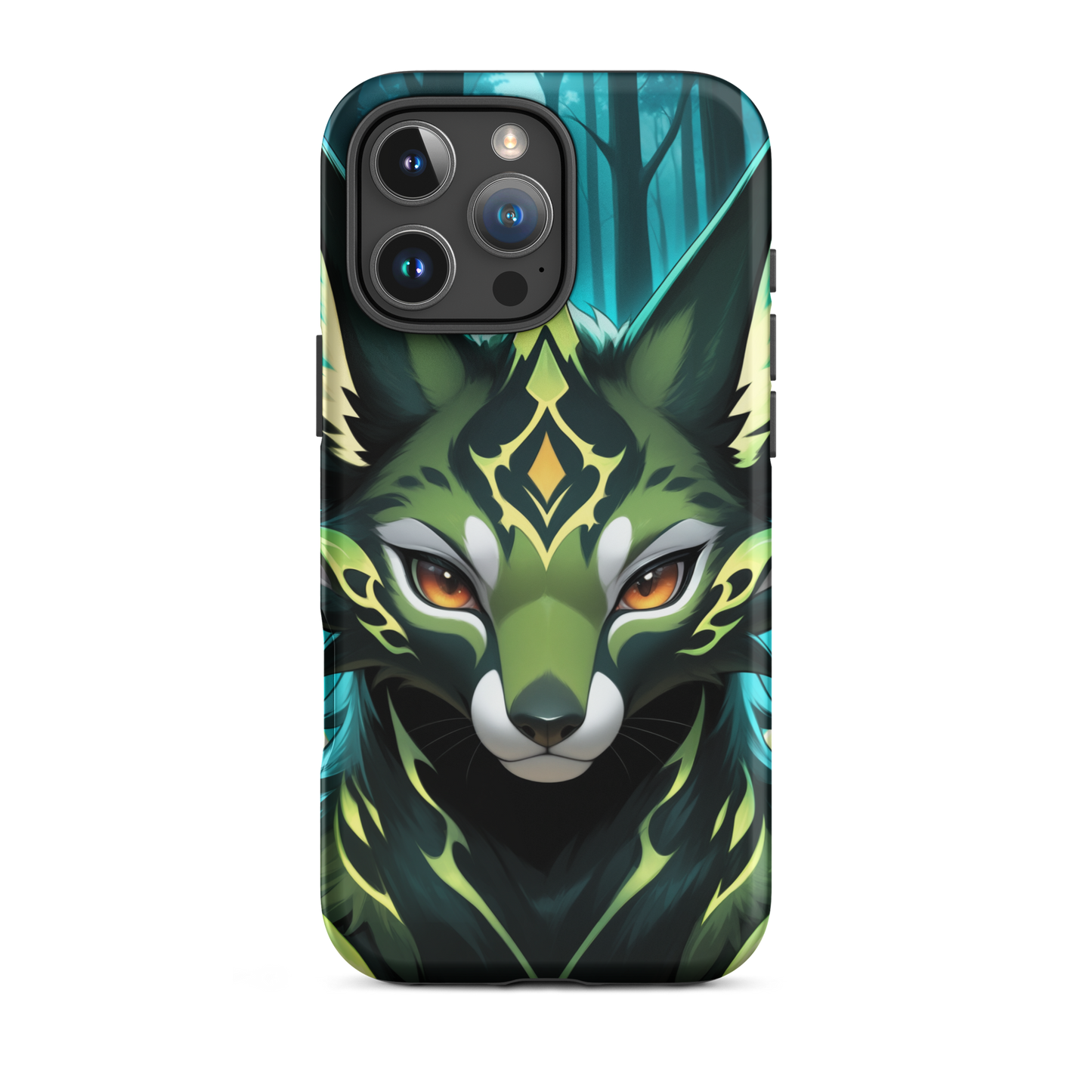 Coque iPhone® Félin Magique - iPhone 16 Pro Max - Double Couche Rigide - SoulCase