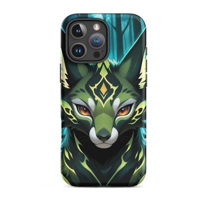 Coque iPhone® Félin Magique - iPhone 16 Pro Max - Double Couche Rigide - SoulCase