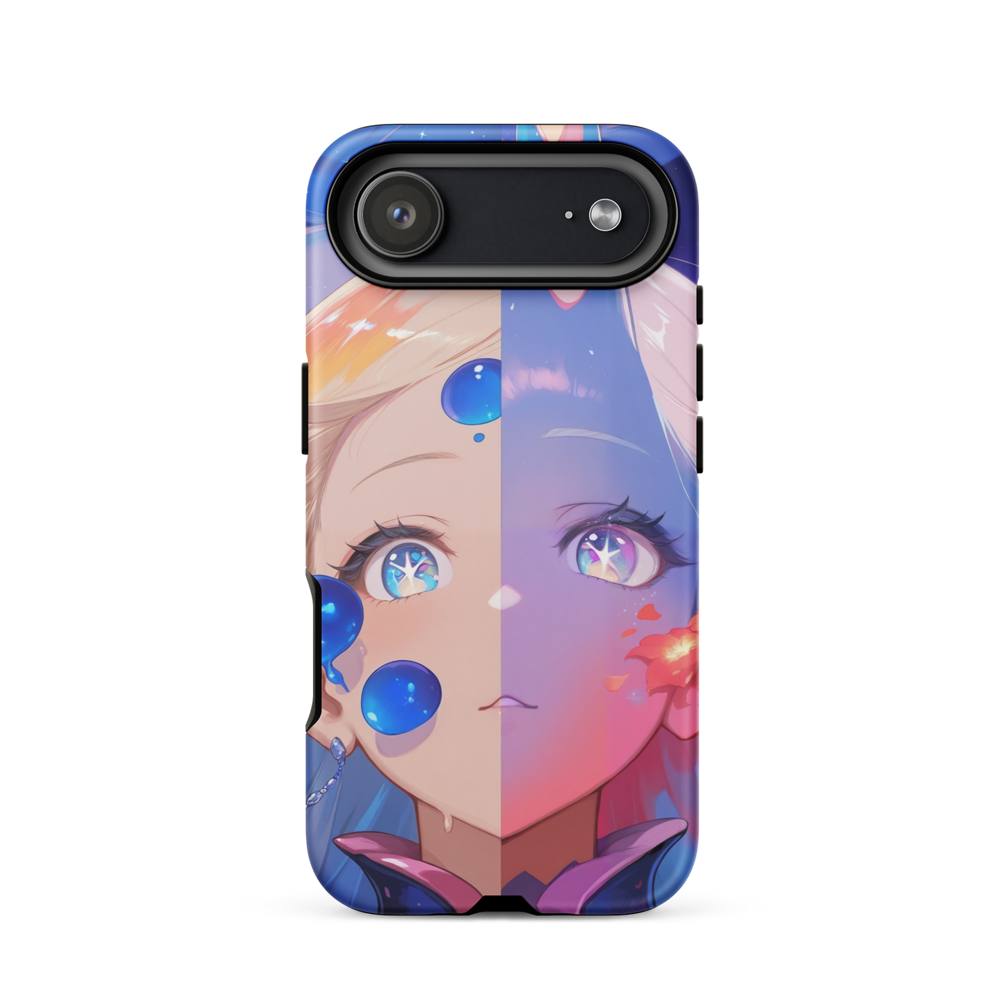 Coque iPhone® fille aqua - iPhone 17 Air - Double Couche Rigide - SoulCase
