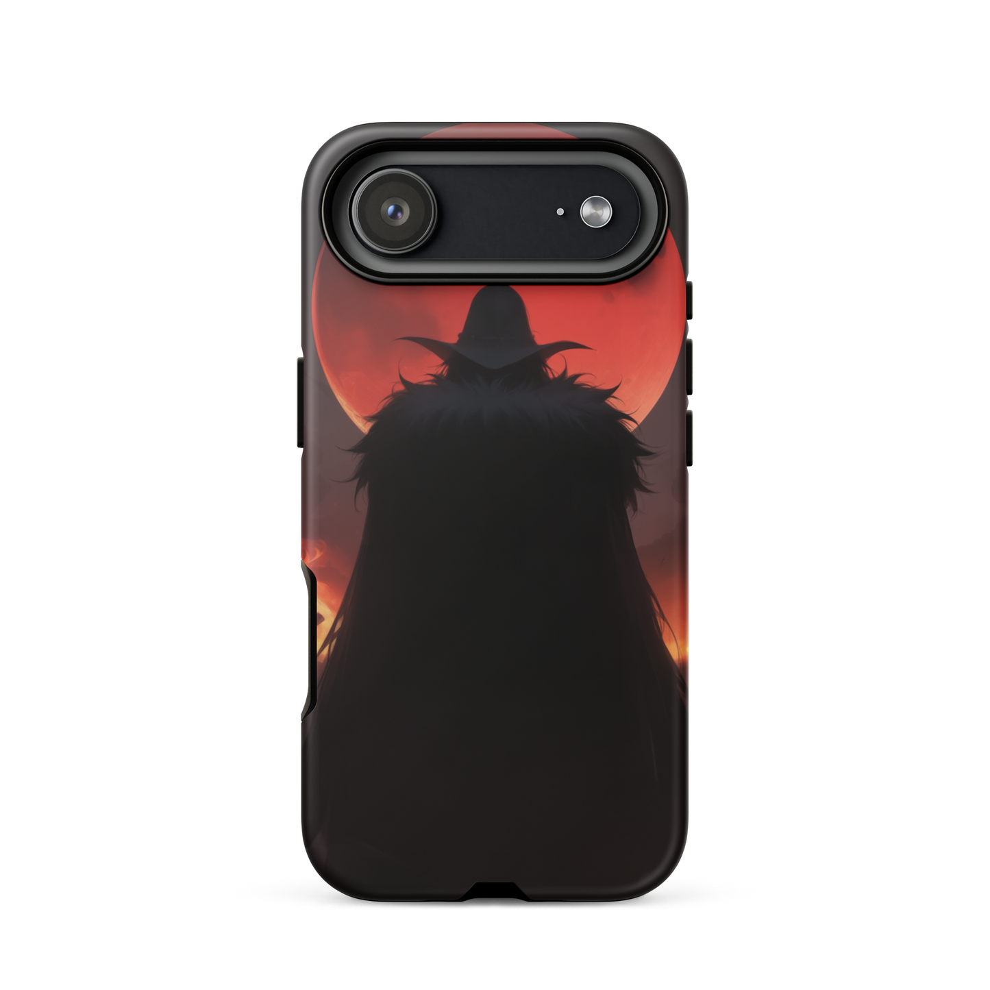 Coque iPhone® ombre de la lune rouge - iPhone 17 Air - Double Couche Rigide - SoulCase