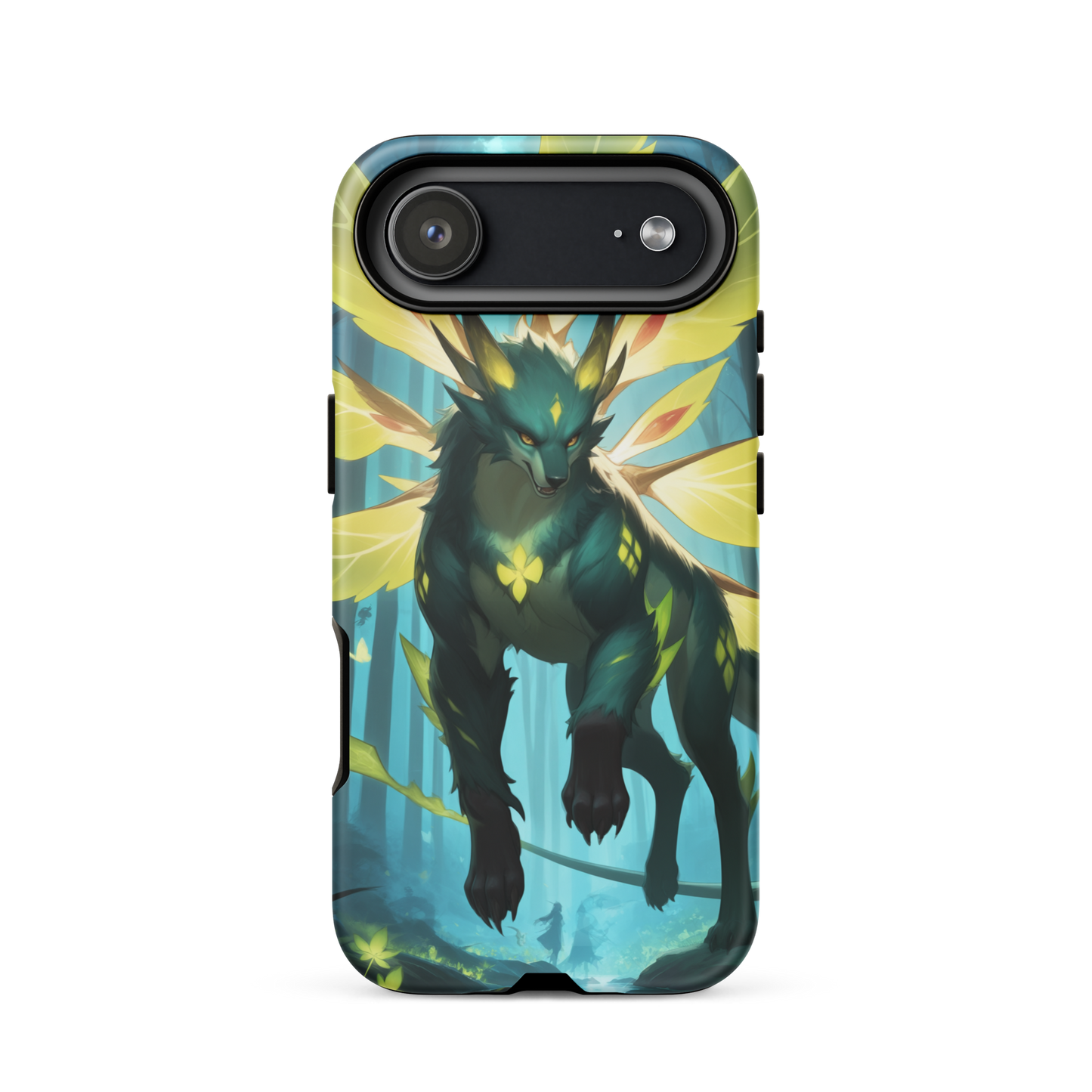 Coque iPhone® Jaguar Papillonnant - iPhone 17 Air - Double Couche Rigide - SoulCase
