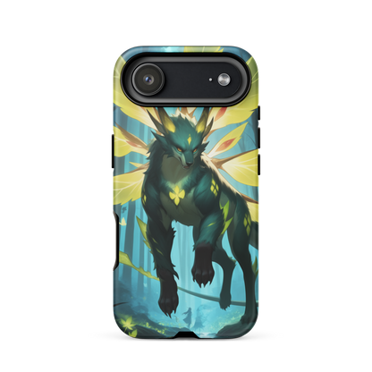 Coque iPhone® Jaguar Papillonnant - iPhone 17 Air - Double Couche Rigide - SoulCase