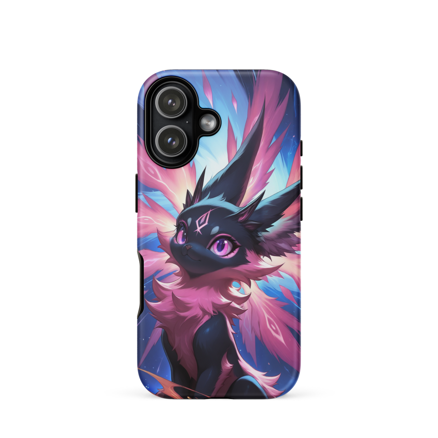 Coque iPhone® chat duveteux - iPhone 17 - Double Couche Rigide - SoulCase