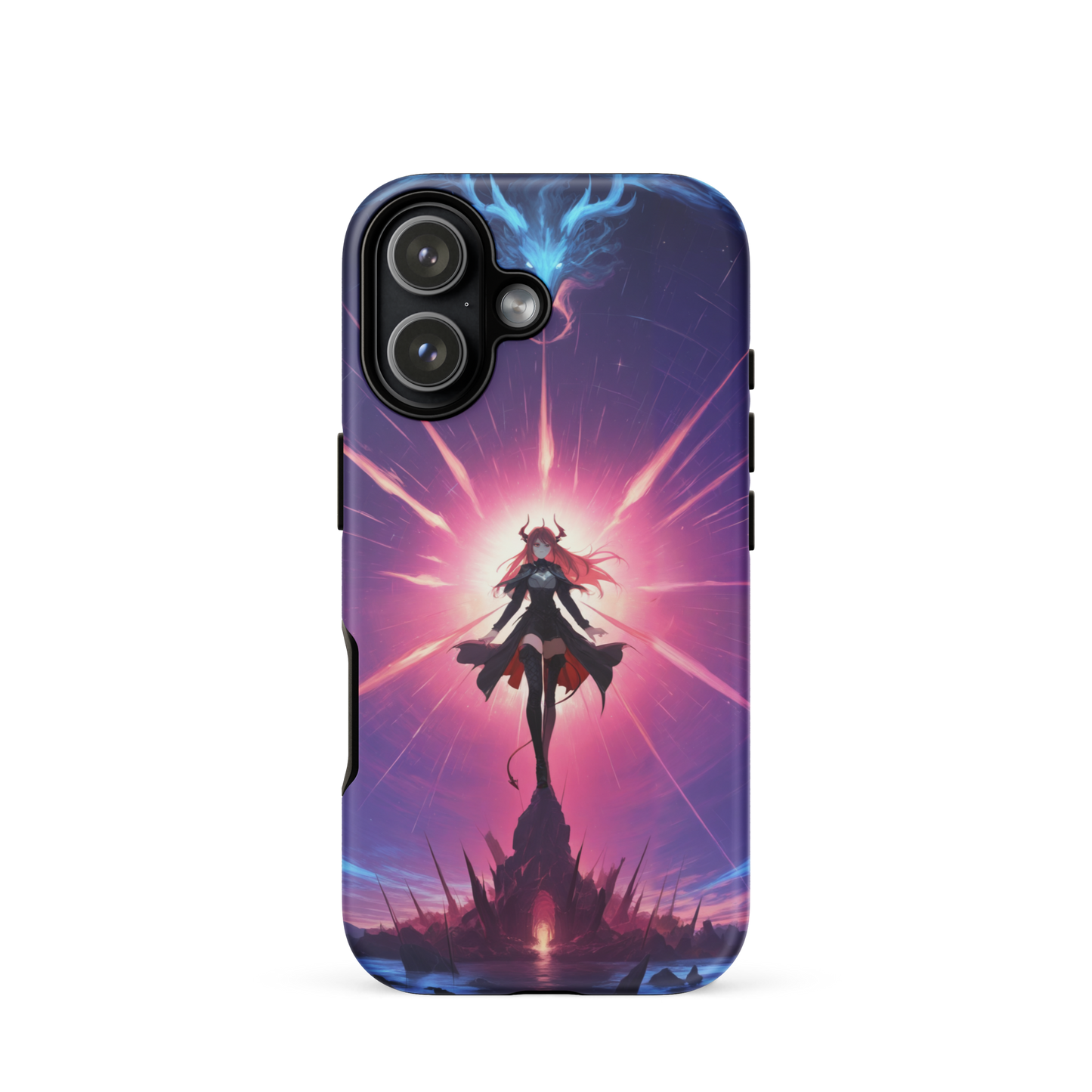 Coque iPhone® princesse ténébreuse - iPhone 17 - Double Couche Rigide - SoulCase