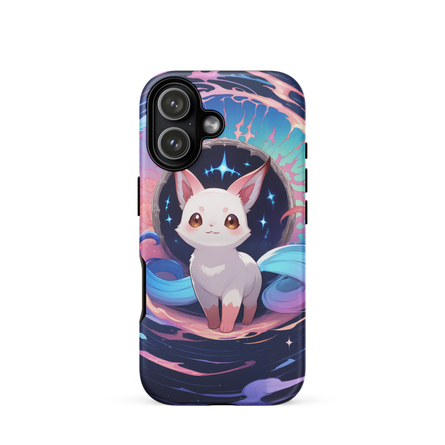 Coque iPhone® chat fantastique - iPhone 17 - Double Couche Rigide - SoulCase