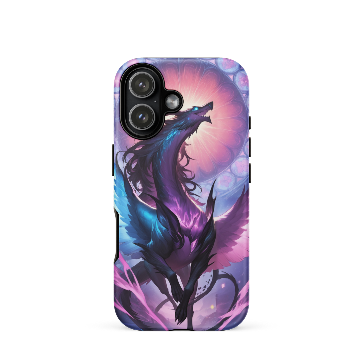 Coque iPhone® dragon ténébreux - iPhone 17 - Double Couche Rigide - SoulCase