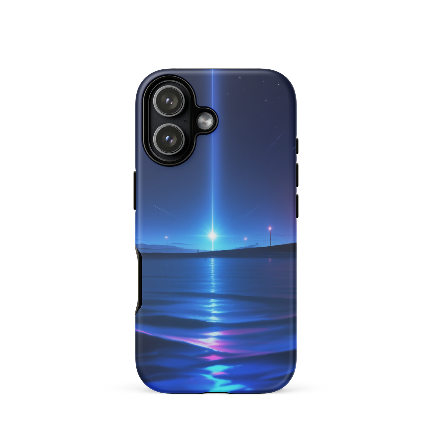 Coque iPhone® sérénité océane - iPhone 17 - Double Couche Rigide - SoulCase