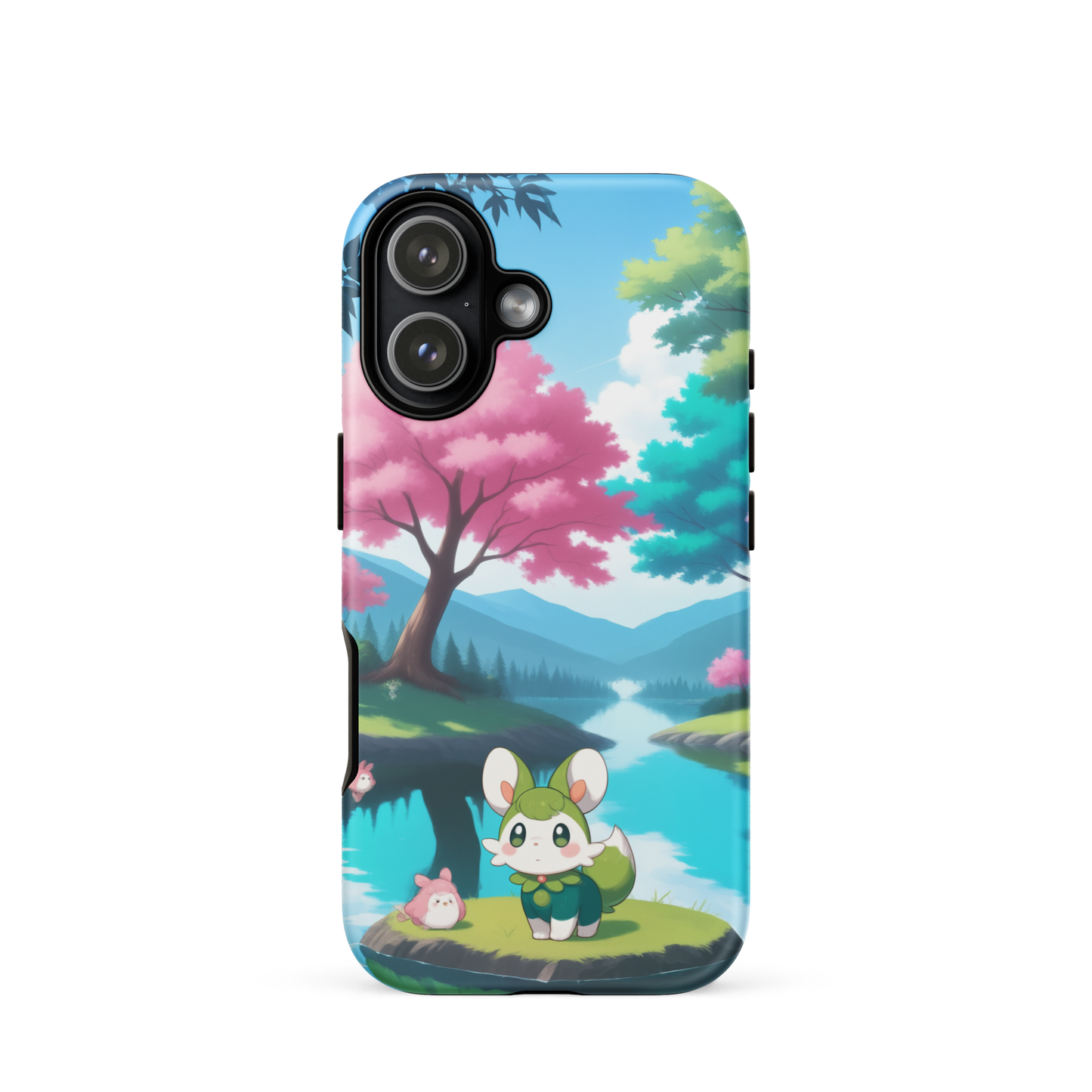 Coque d’iPhone® Adorable Tranquillité - iPhone 17 - Double Couche Rigide - SoulCase