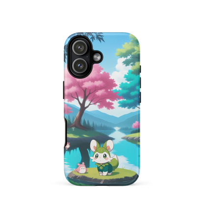 Coque d’iPhone® Adorable Tranquillité - iPhone 17 - Double Couche Rigide - SoulCase